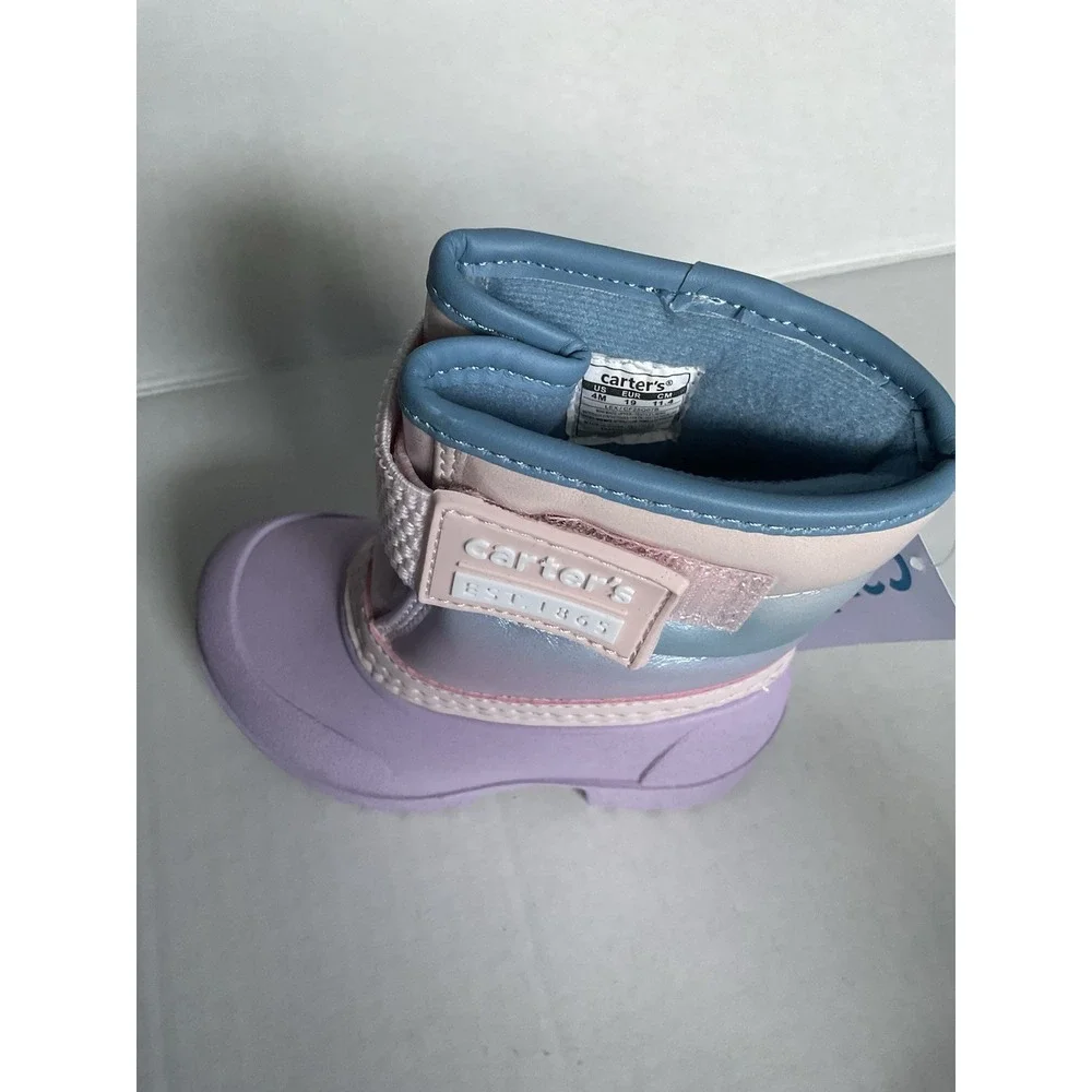 Carter's Lex Girls Pull-On Waterproof Insulated Snow Boots  Size 4